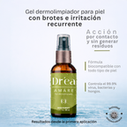 Gel dermolimpiador para piel con brotes e irritación recurrente