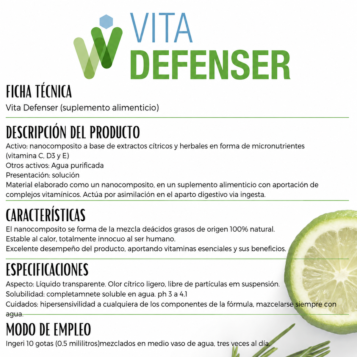 Vita Defenser 30 Ml